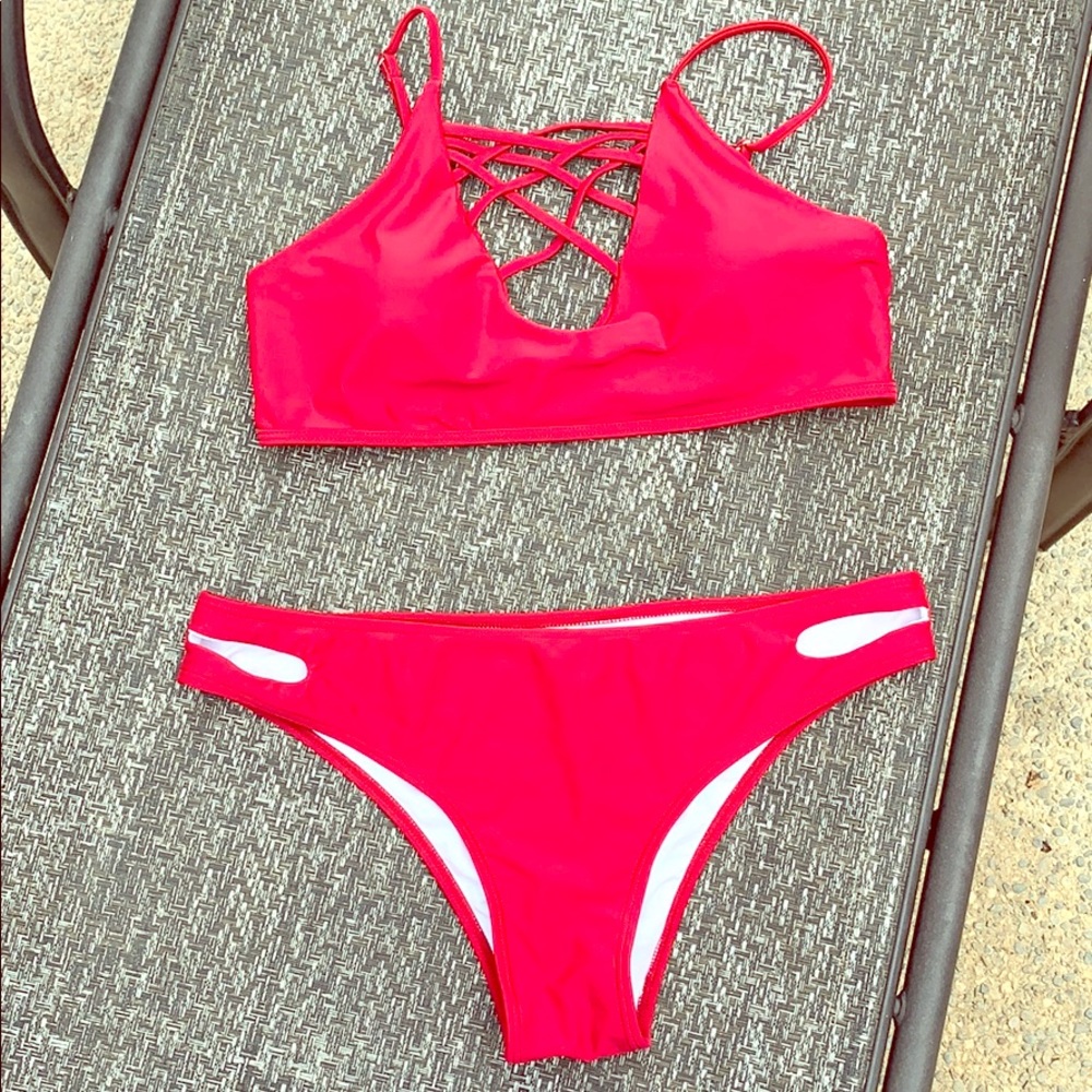 Red bikini